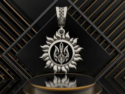 Ukrainian Trident 3D print model