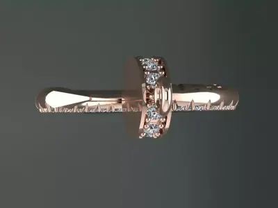 Pendant diamonds 3D print model