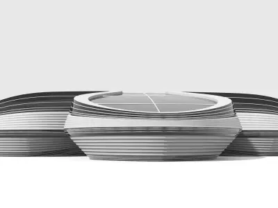 Futuristic building  3D model