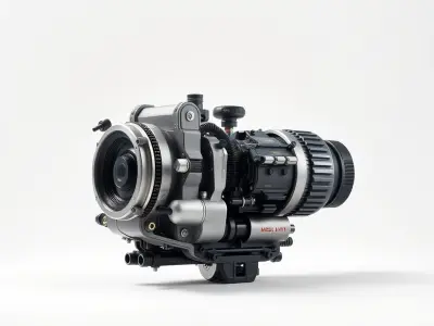 Futuristic Industrial Camera Model Pack Low-poly 3D model