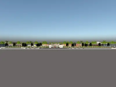 Resort project 3D model