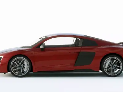 Audi R8 2019 3D model from CGTrader