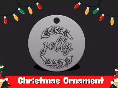 Christmas Ornament - Pendant -  Christmas Tree  - Decor - 06 3D print model