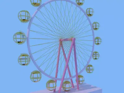 Ferris Wheel 3d model 3D model