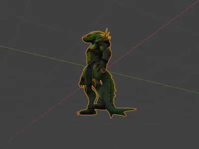  Sci Fi and Hybrid 3D Character Models Low-poly 3D model