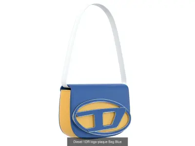 Diesel 1DR logo-plaque Bag 3D Model Collection