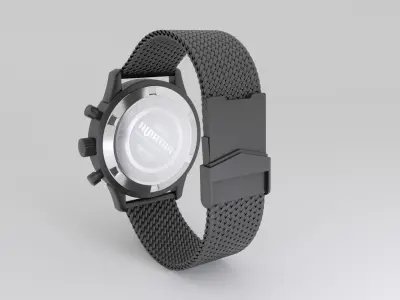 Invicta Watch Aviator Model 3D model