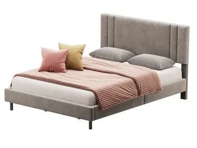 Queen Bed Frame 3D model