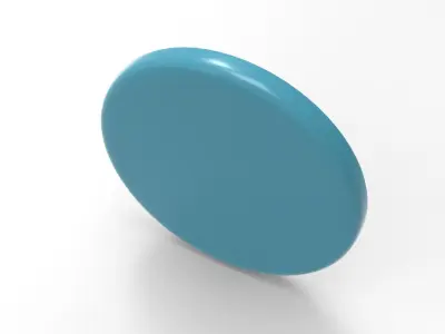 Quse Mirror Low-poly 3D model
