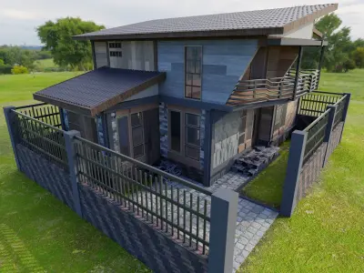 Small House Free low-poly 3D model purchase