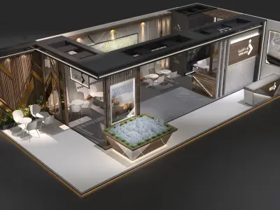 Real Estate Exhibition  3D model