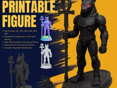 Guardian of Anubis Ancient Sentinel 3D model