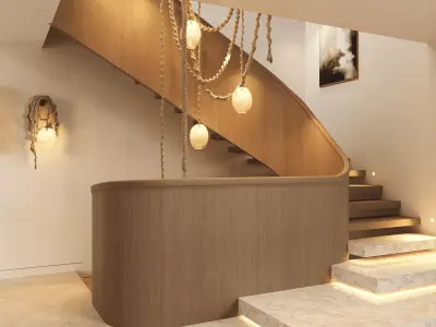 High-Quality 3D VILLA IN SPAIN MADRID 3D model