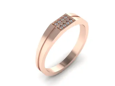 Jewelry Ring  3D print model 2