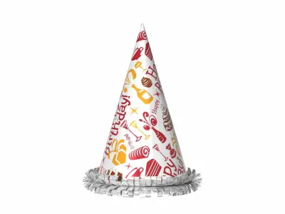 Party Hats Low-poly 3D model