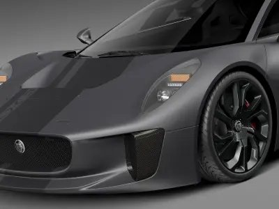 Jaguar C-X75 2014 3D model