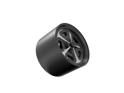 AMERICAN RACING 500 MONO CAST WHEEL 3D PRINT MODEL 3D print model