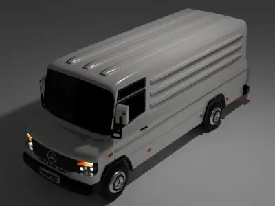 Mercedes Benz 614D Van 3D model