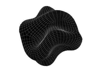 Abstract Shape v16 001 Low-poly 3D model