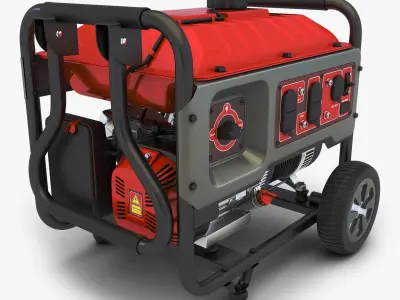 Portable Generator v 1 3D model