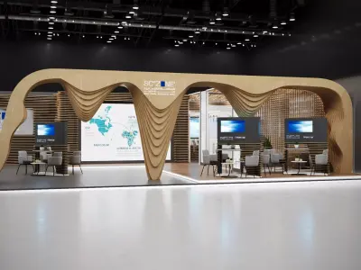 booth 11x15 3D model