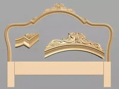 Bed Luxury  3D model
