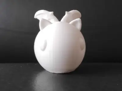 Little Round Bat 3D print model