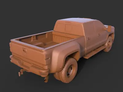 Chevrolet Silverado 3D print model