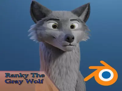 Ranky Wolf  3D model