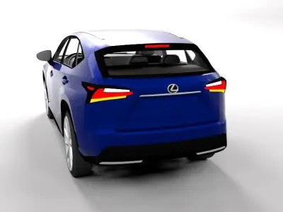 LEXUS NX LOWPOLY Low-poly 3D model