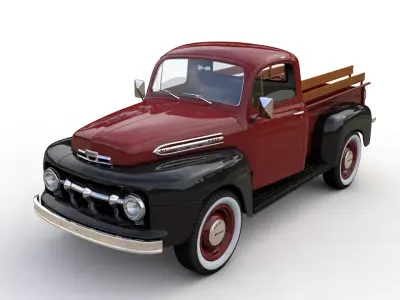 M-1 SERIES PICKUP 1951 3D model