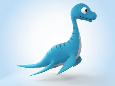 Plesiosaurus 3D model