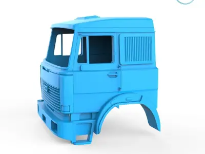 Iveco 190 38 IT Runner Cabin 3D print model
