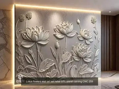 Premium 3D Panels CNC Print Ready Vol 7 3D Model Collection
