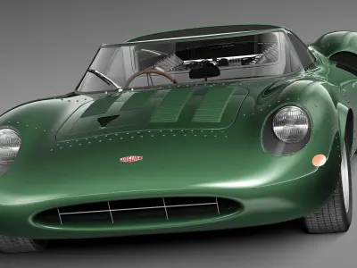 Jaguar XJ13 1966 3D model