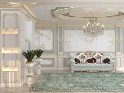 Hall classic 3D model