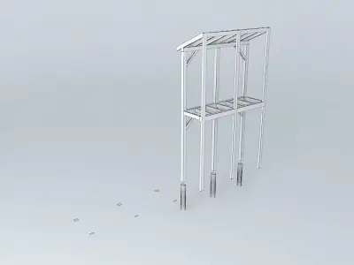 Ramiro porch Free 3D model