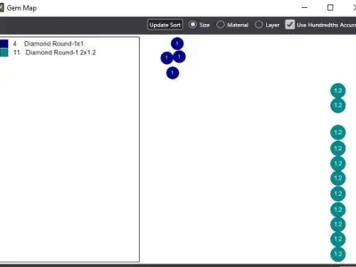 Ring Juste un Clou Us 7 3D print model