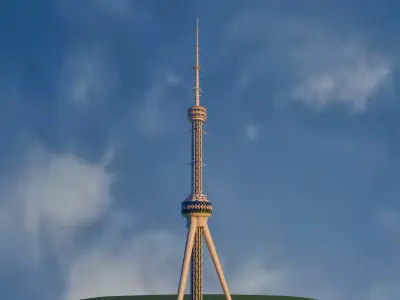 Teleminora Tashkent TV tower  Free 3D model
