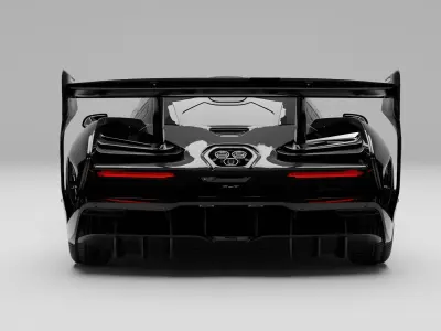 Mclaaren Senna with Interior 3D model