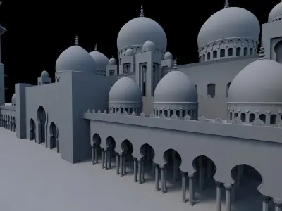 Sheikh Zayed Grand Mosque 3D model