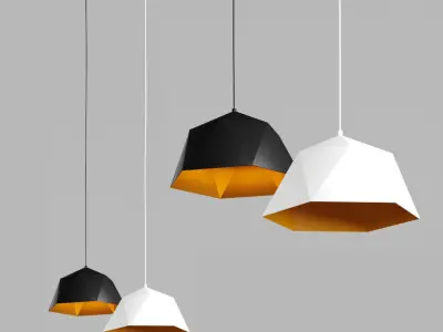 Nordic Pendant Light Collection 01 3D model