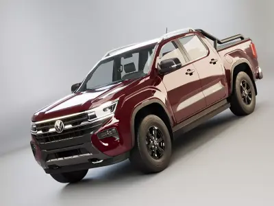 VW Amarok Pan Americana Low-poly 3D model