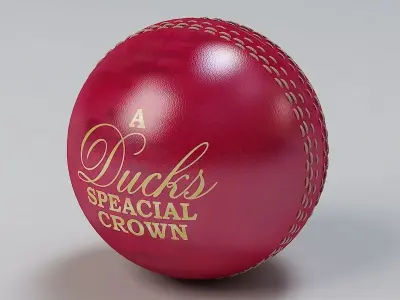 Cricket Ball Stress 3D model