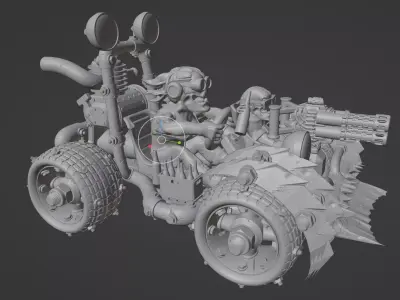 Road Rage RR-004 Mad max style 3D printable models 3D print model