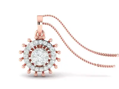 Pendant Earrings combo - 0074 3D print model
