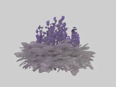 Salvia model Low-poly 3D model