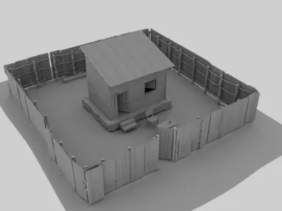  African house  3D model