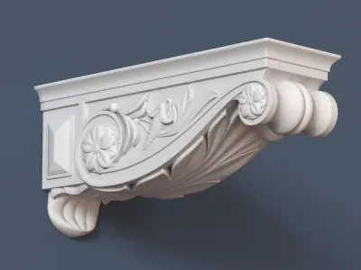 Decorative Corbel 3D model 18