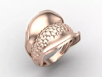 Plain Ring Women Ready STL 3DM Models Womens Rings 3D models 3D print model 48